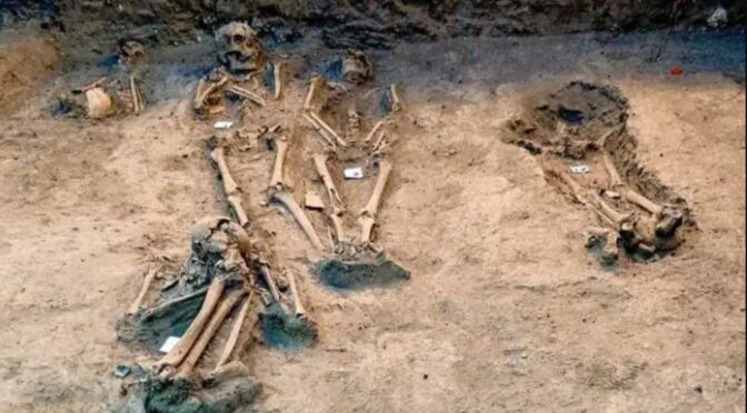 A cemetery discovered in Mexico City illustrates evolving burial practises