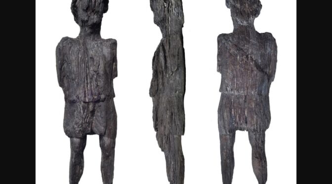 2,000-year-old Roman figure found during railway excavation