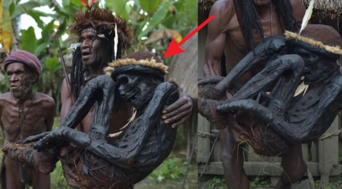 The Papuan Tribe Cares For a 250-year-old Mummy To preserve Ancient Rite